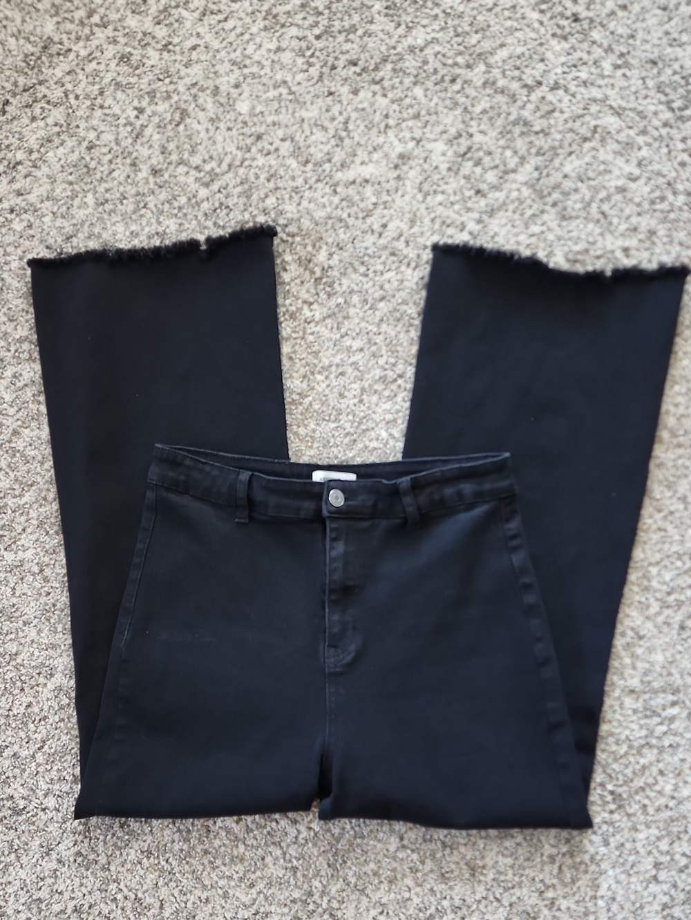 Women’s High-Rise Black Denim Jeans XL